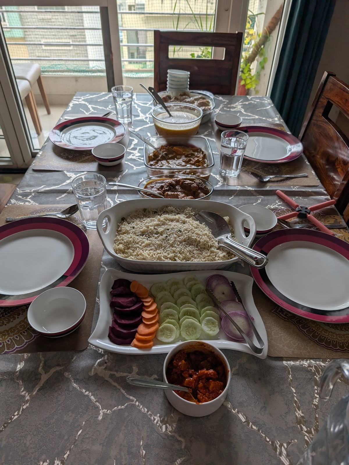 Indian family food