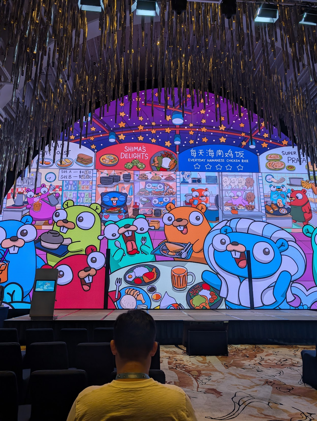 Stage background